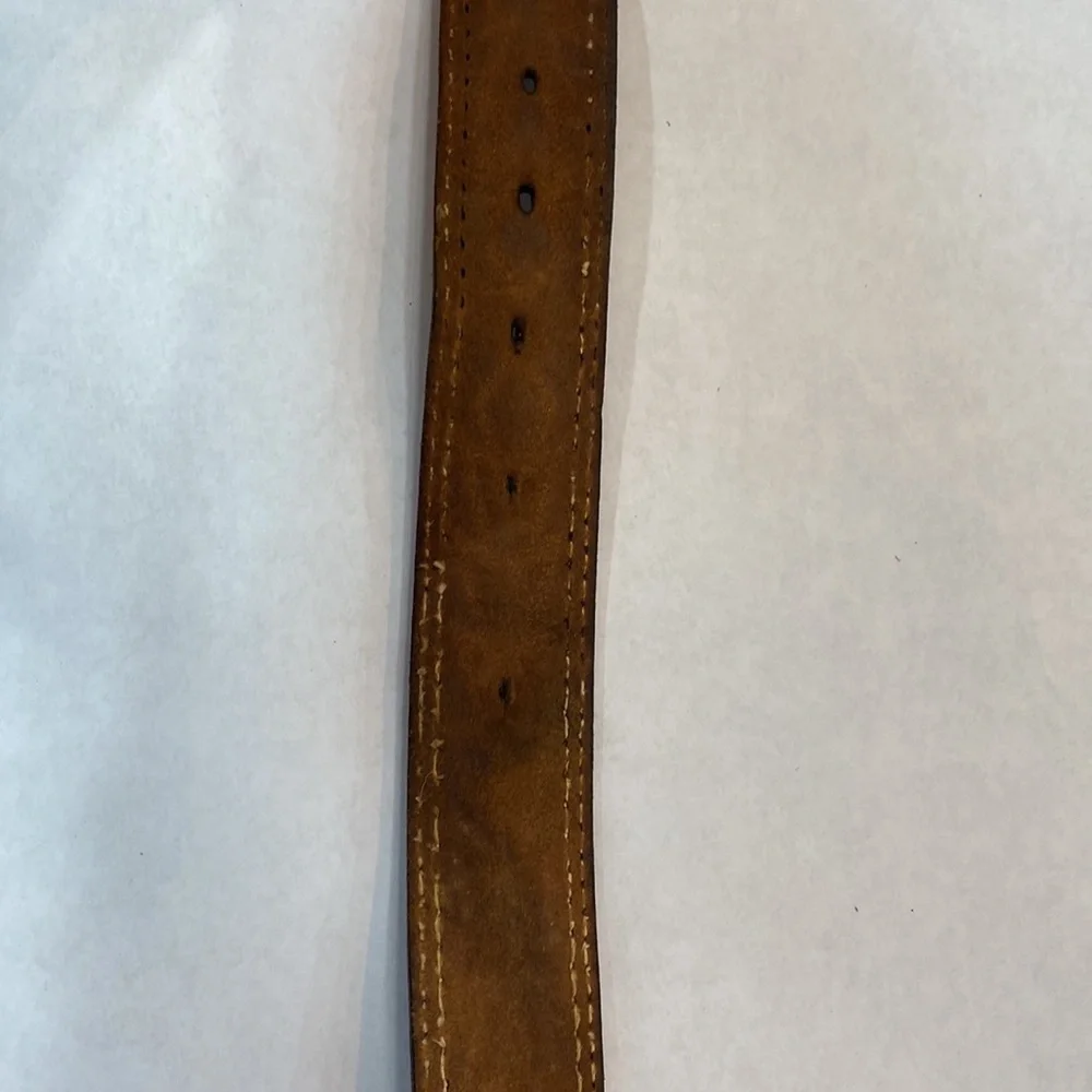 Wright‎ vintage leather tooled belt